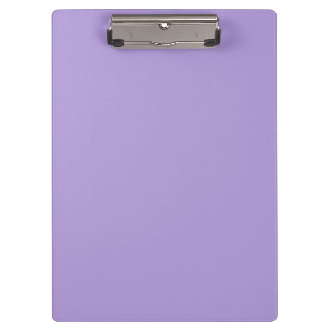 Lila Farbe der hellen Pastel Klemmbrett (Vorderseite)