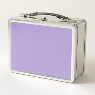 Lila Farbe der hellen Pastel Metall Brotdose