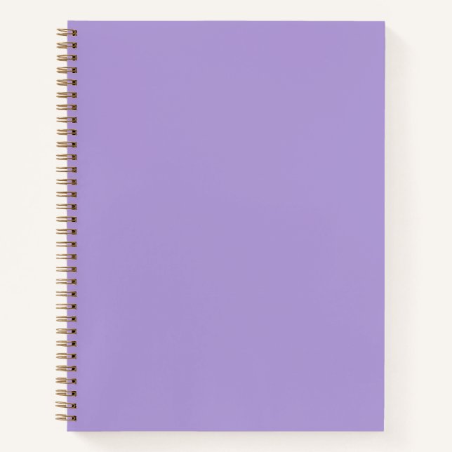 Lila Farbe der hellen Pastel Notizbuch (Vorderseite)