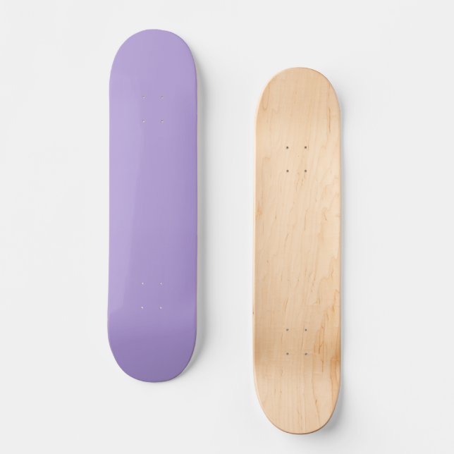 Lila Farbe der hellen Pastel Skateboard (Vorderseite)