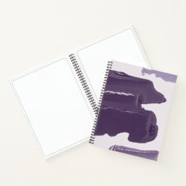 Lila-Farben-Design-Skizzenbuch Notizbuch