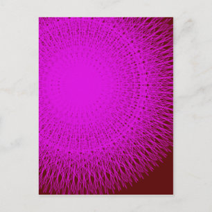 lila Farbschattenliebhaber Postkarte