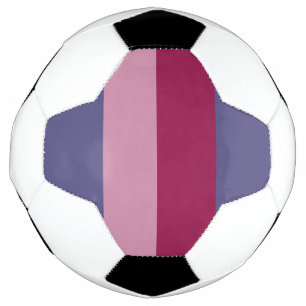 Lila Farbstreifen Fußball