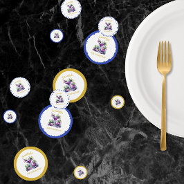 Lila Farbtöne: Ein blauvioletter Geburtstagsbash Konfetti