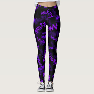 Lila Fashion Girl Sport Leggings