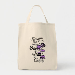 Lila Fashion Tote Bag Tragetasche