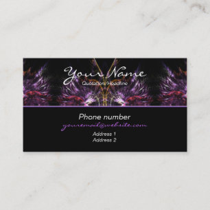 Lila FeathersVisitenkarte Visitenkarte