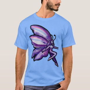 Lila Fee Kunst lila Fee Märchenbau T-Shirt