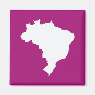 Lila festliches Brasilien in Emporio Moffa Magnet