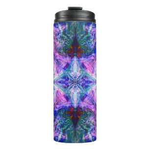 Lila Feuerschutztür Thermosbecher