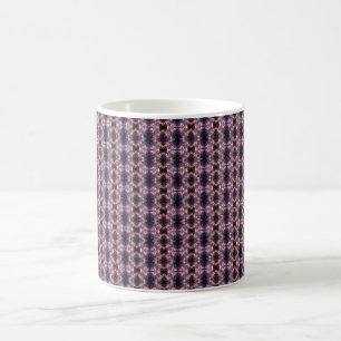 Lila Fireworks-Muster Kaffeetasse