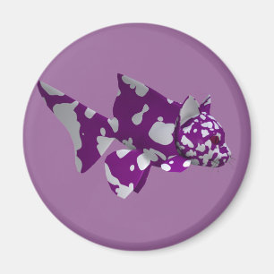Lila Fisch Magnet