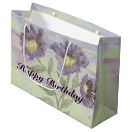 Lila Fixierer Große Geschenktüte