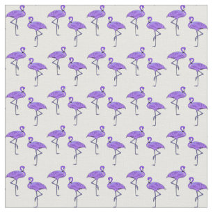 Lila Flamingos Muster Stoff