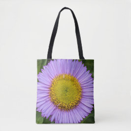 Lila Fleabane Daisy Floral Tasche