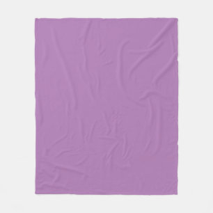 Lila Fleece-Decke Weich Kuschelig Minimalistische Fleecedecke