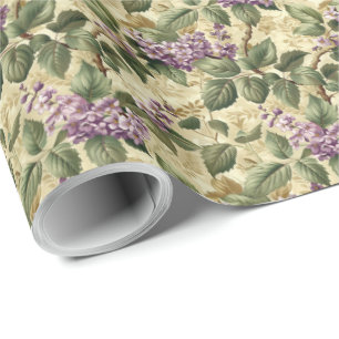 Lila Flieder Blumen Geschenkverpackungspapier Geschenkpapier
