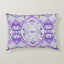 Lila Fliesen - Mosaik, griechischer Stil, Dekokissen