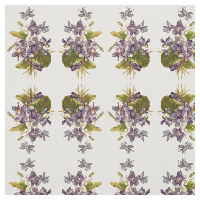 Lila Flora Stoff (Muster)