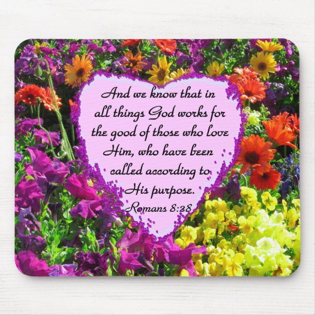 LILA FLORAL-RÄUME 8:28 FOTO-DESIGN MOUSEPAD (Vorne)
