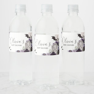 Lila florale Gothic-Babydusche