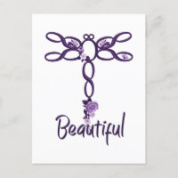 Lila florales "Beautiful Dragonfly Design"