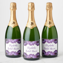 Lila florales Brautparty