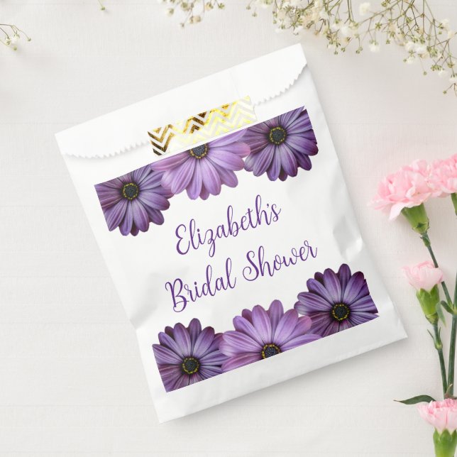 Lila florales Brautparty Geschenktütchen (Versiegelt)