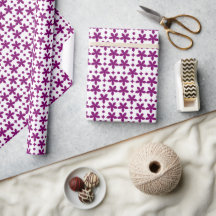 Lila florales geometrisches Muster mit Wiederholun