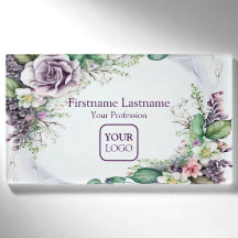 Lila florengrüne Folien Rustikal