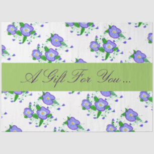 Lila Flower-Tissue Seidenpapier