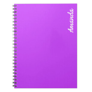 lila fluoreszierender leuchtender Neon Notizblock