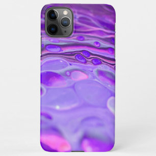 Lila, flüssige Marmorlackierung aus rosa Acryl iPhone 11Pro Max Hülle