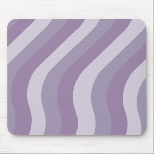 Lila Flüssigkeitswirbel-Fluss Groovy-Streifen Y2K- Mousepad