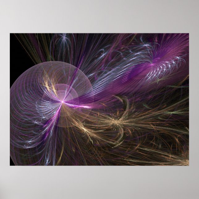 Lila Flüstern Poster (Vorne)