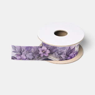Lila Foliage Arch Pagan Handfasts Satinband