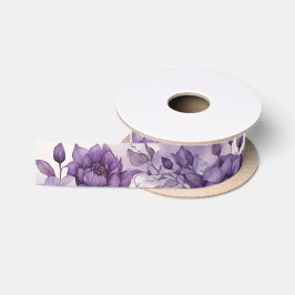 Lila Foliage Arch Pagan Handfasts Satinband