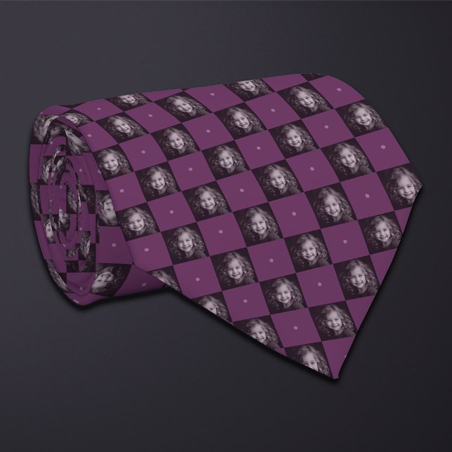 Lila Foto-Muster 1 Foto Neck Tie Krawatte (Von Creator hochgeladen)