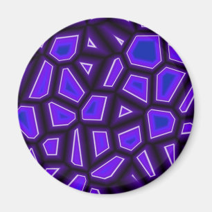 Lila Fragmente Magnet