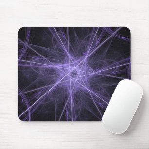 Lila Fraktal Mousepad