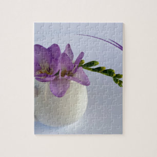 lila Freesia-Knospen