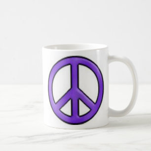 Lila FriedensTasse Kaffeetasse