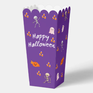 Lila Frohe-Halloween-Popcorn-Geschenkbox Geschenkschachtel