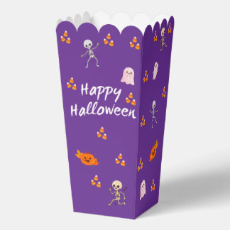 Lila Frohe-Halloween-Popcorn-Geschenkbox Geschenkschachtel