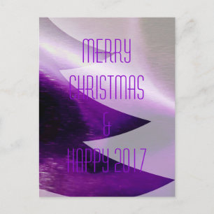 Lila frohe Weihnachten - Glück im neuen Jahr 2017