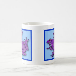 Lila Frosch-Tasse Kaffeetasse