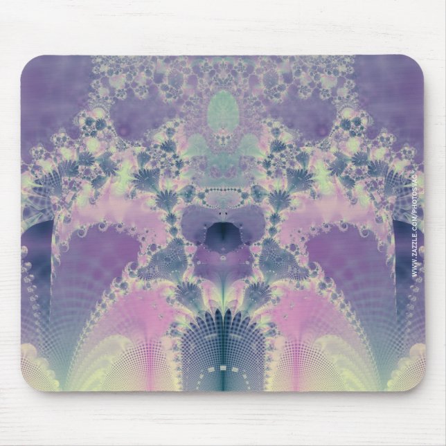 Lila Frühling Mousepad (Vorne)