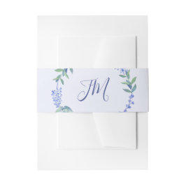 Lila Frühlingsblumenzeremonie Einladungsbanderole