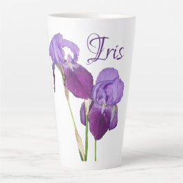 Lila Frühlingsblüten, die Iris-Girl-Malerin genann Milchtasse