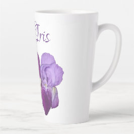 Lila Frühlingsblüten, die Iris-Girl-Malerin genann Milchtasse